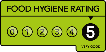 FOOD HYGIENE RATING - 5 VERY GOOD